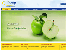 Tablet Screenshot of libertyprintingpress.com